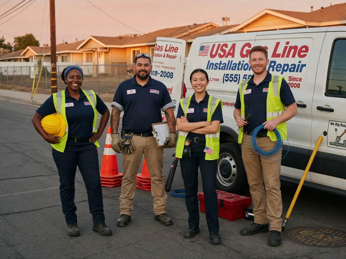 Gas Line Installation company in Cool, CA